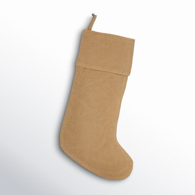 Festive Finds Burlap Stocking