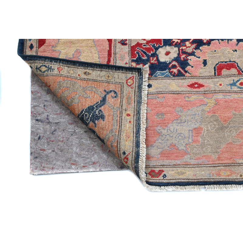 Tapis oriental bleu foncé moderne unique 5X7 One-of-a-Kind