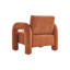 Fauteuil d'appoint en velours orange de 85 cm de large pour petits espaces (paquet de 2)-1862527933