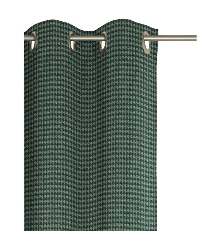 Room Darkening Single Curtain Panel, 265cm H x 132cm W, Dark Green