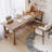 Brown Rectangular Solid Wood desk-108954331