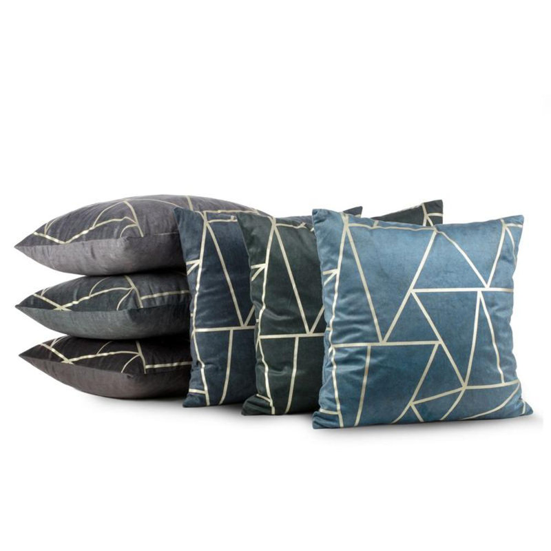 Angella Microfiber Pillow Case, Steel