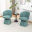 Chaise rembourrée pivotante en velours Dantzler-1966709622