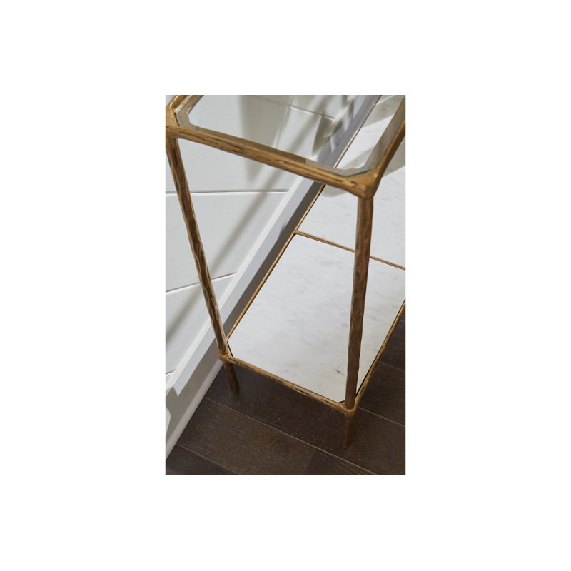 Takevia Console Sofa Table, Gold