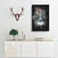 Colourful Bull Cow - Wrapped Canvas-56642411