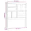 Menasha Single (3') Solid Wood Headboard-519558046-530470404