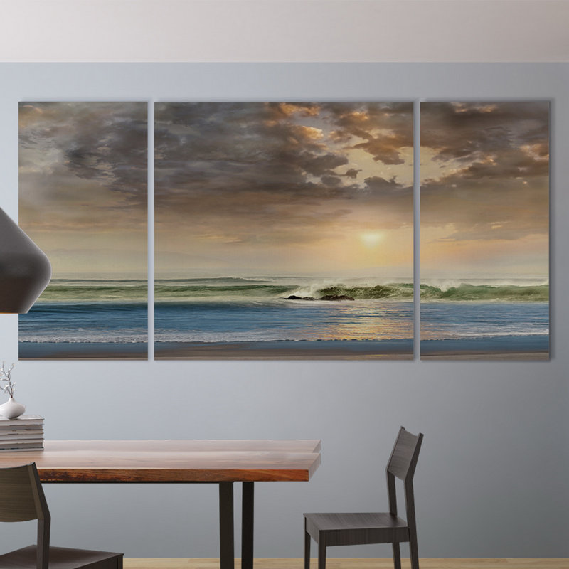 Une qualité supérieure par les nuages, impression à multiples images sur toile tendue, H 24 po x l 48 po x P 1,5 po
