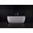 Eldon 69" x 34" Freestanding Back to Wall Bathtub With Void