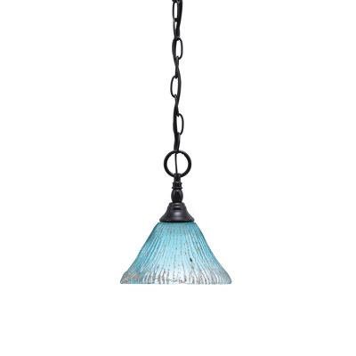 Mini-luminaire suspendu en chaîne avec verre