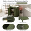 Meuble-lavabo 30 po avec lavabo en céramique, portes à fermeture douce et tablette réglable-583392275