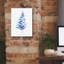  «Indigo Botanical 10» par Jean Plout, art mural sur toile, 12 po x 16 po-780545715