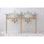 Embassy Stone Oval Console Bathroom Sink with Faucet and Overflow-1091522056
