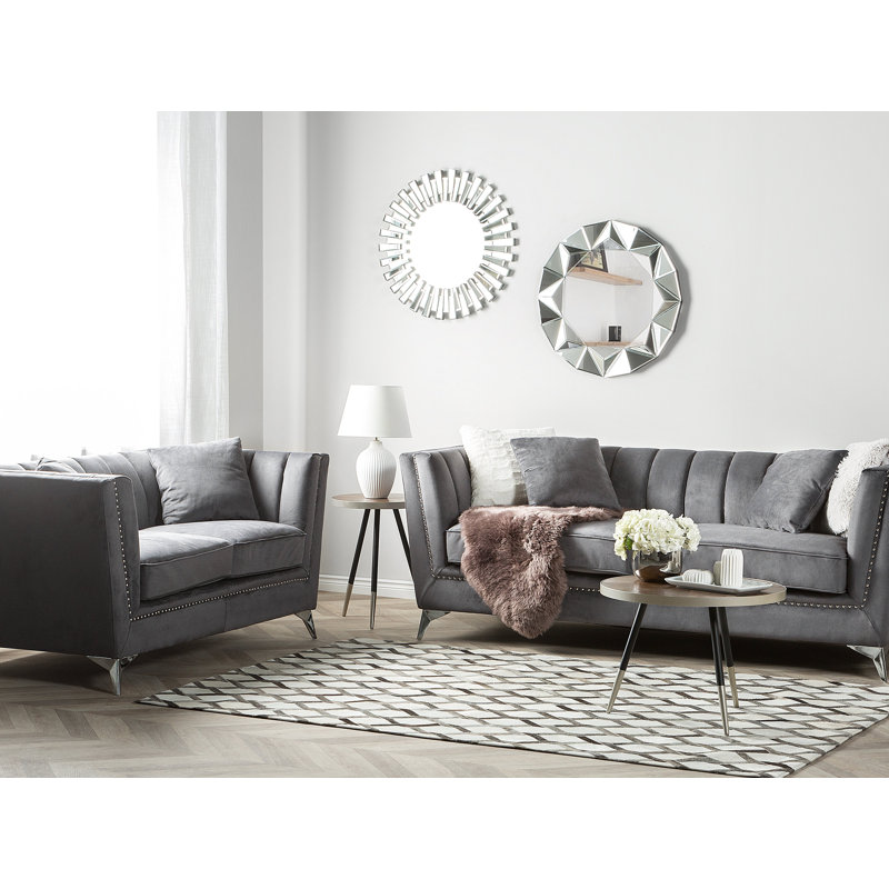 Mcgregor 2 - Piece Living Room Set, Grey