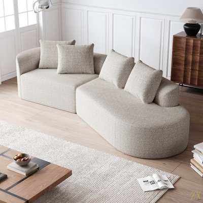 Canapé modulaire surdimensionné et rembourré Modern