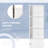 Freestanding Tall Linen Tower Bathroom Storage Cabinet With 3-Tier Open Adjustable Shelf