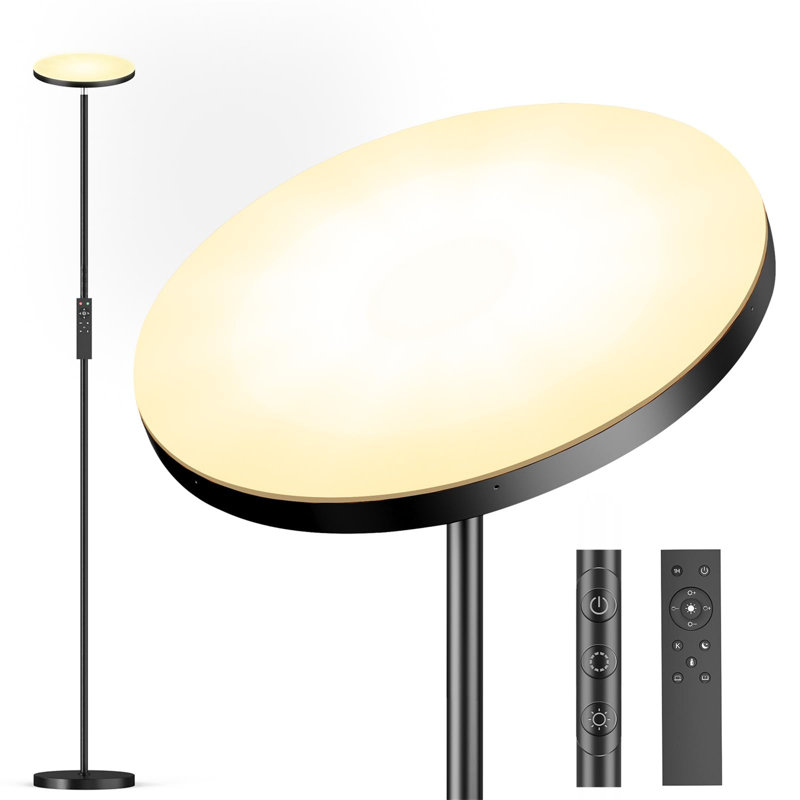 175cm Matte LED Torchiere Floor Lamp