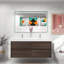 Ensemble de meuble-lavabo mural double l 59 po Jayden-James-533851952