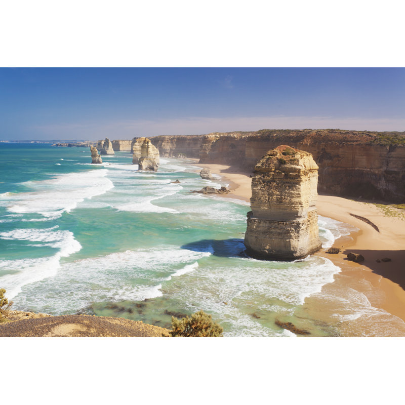 Twelve Apostles In Australia by Ymgerman - No Frame Art Prints on Canvas, 30cm H x 46cm W