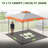 Pop Up Canopies 13 Ft. W x 13 Ft. D Steel Outdoor Straight Leg Canopy-65292648