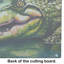 Alligator Glass Cutting Board Large