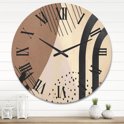 Solid Wood Wall Clock
