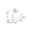 Anneau à serviettes mural Arrondi™-32218916