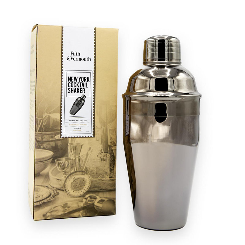 New York Shaker (550 ml), Bronze industriel plaqué
