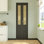 Portes de placard pliées à la main en bois massif tissé à la main 24 po x 80 po