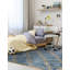 Tapis bleu tressé à la main Gleason-29599471