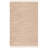 Avaah Natural Fiber Flat Weave Jute/Wool/Cotton Geometric Rug in Natural/Beige-277904592