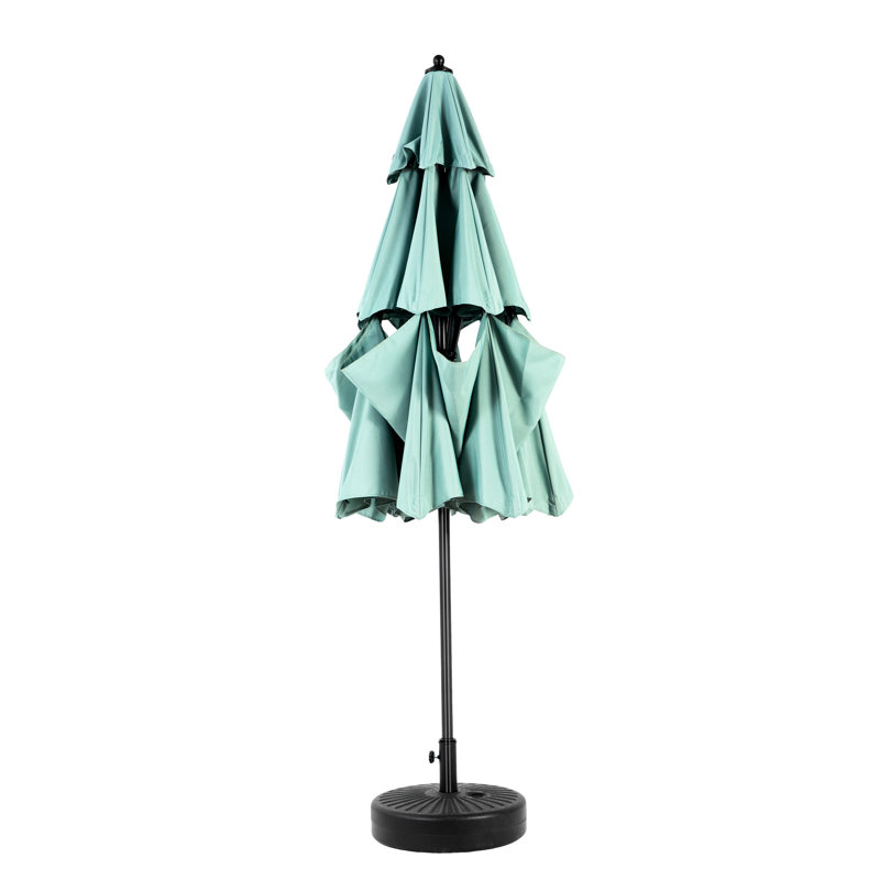 Parasol en aluminium 10 pi à 3 niveaux - Jardin