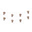 Mushroom Rattan 10 X Battery Operated Outdoor Gard 240cm LED Battery Powered 10 - Bulb Novelty String Light