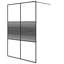Stemple Framed Fixed Shower Screen with Clear Glass-1523368304