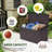 EHHLY 121 Gallon Outdoor Storage Box Large, Lockable Outside Storage Containers Waterproof Patio Cushions Storage Deck Boxes, Rattan Plastic Garden Hose Storage Boxes Resin Pool Storage Bins-102731336