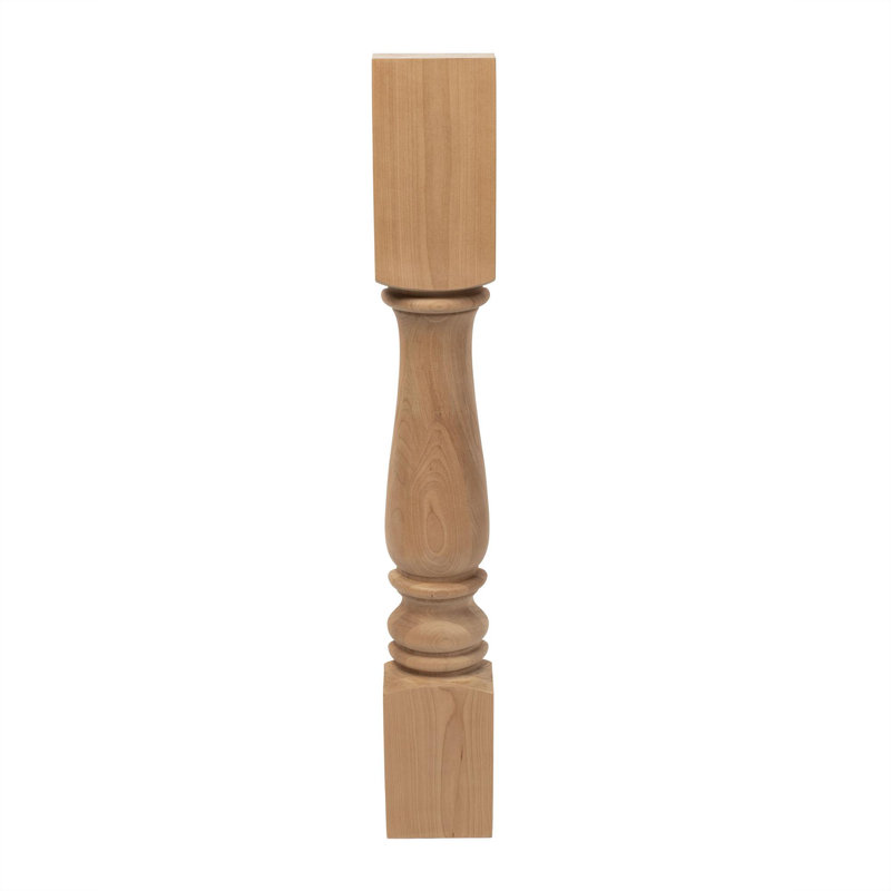 Pieds hauts et demi-ronds. 1 pièce, Cerisier, 1 Pack