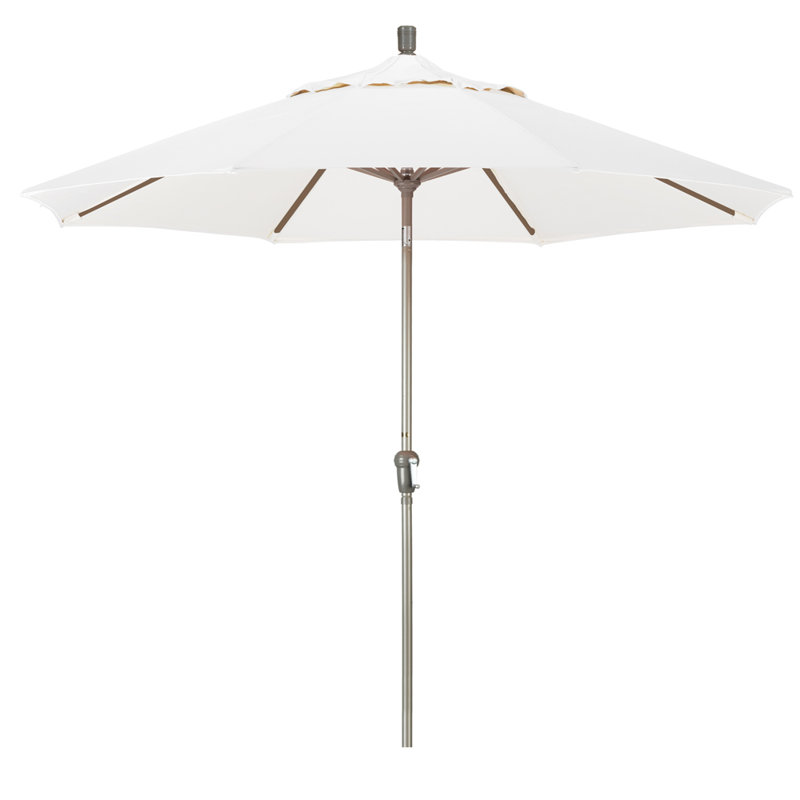 Parasol de marché 9 pi Bryleigh, Blanc - oléfine