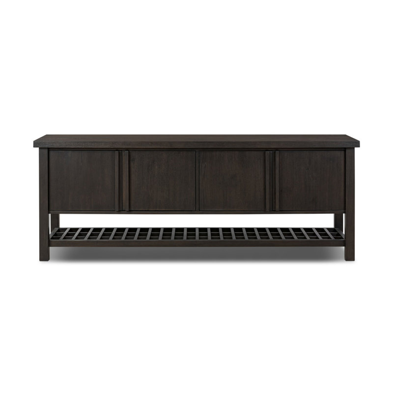 Console média Dalton - Chêne noir fumé