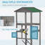 Cage à oiseaux extérieure durable avec intérieur spacieux et conception conviviale