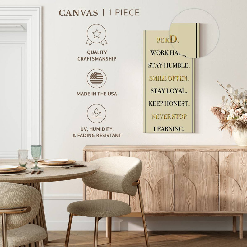 Office Be Kind, H 24 po x l 12 po
