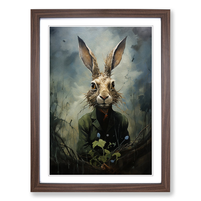 Hare Conceptual No.2 - Framed Print