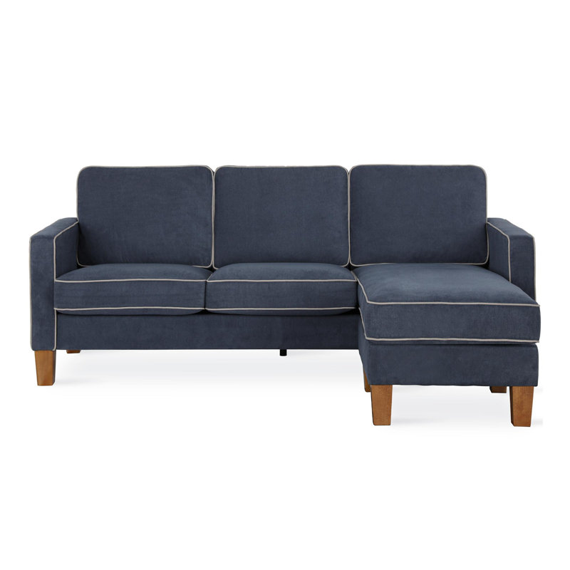 Spearman 3 Seater Chenille Sofa, Blue