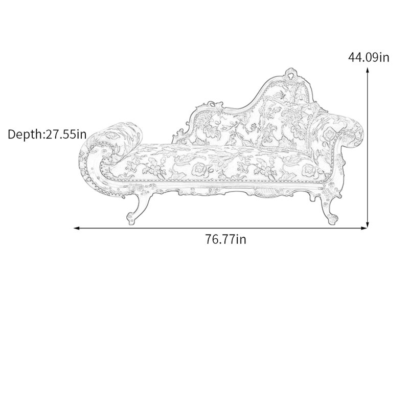 Fauteuil inclinable ergonomique en bois massif, Orienté à droite