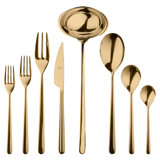 Linea Flatware Set - 43 Pieces - Ice Champagne