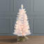 3' Lighted Artificial Fir Christmas Tree