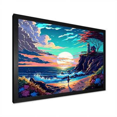 " Modern Sunset In Vector Style II "