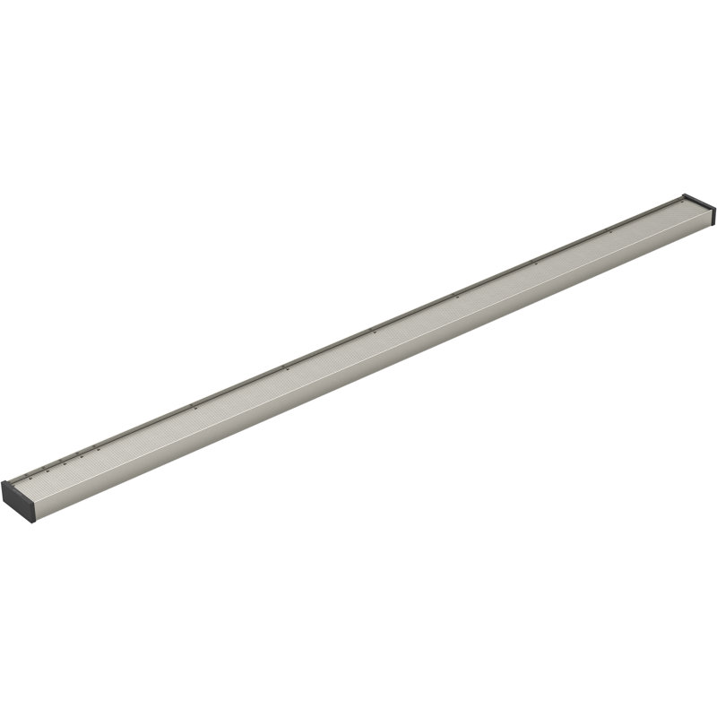 Linear Grid Shower Drain, Anodized Brushed Nickel