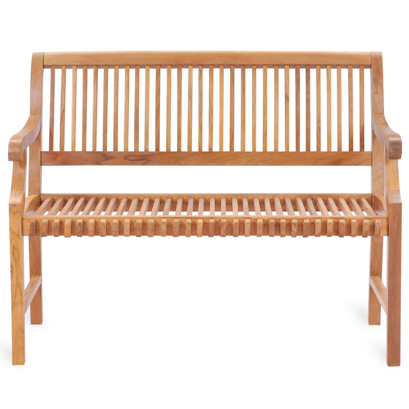 Ryne Outdoor Teak Bench