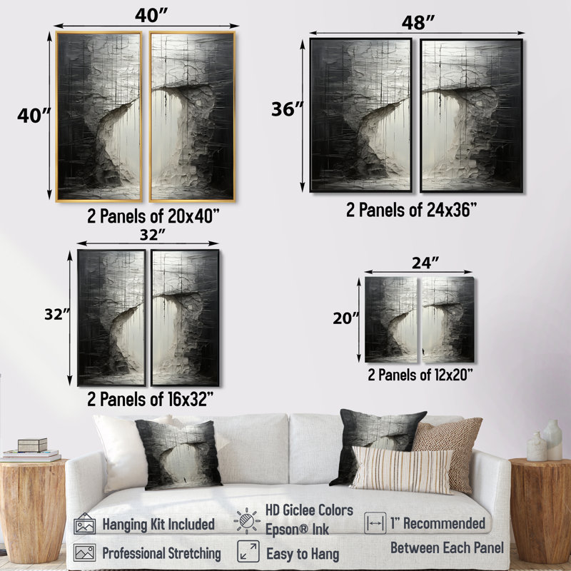 Minimalisme, solitude, méditation, impression sur toile, H 32 po x l 32 po, Argent argent