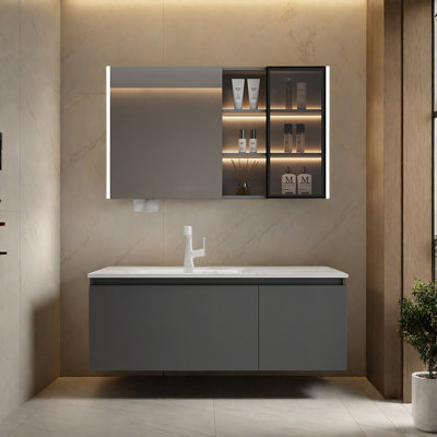 Armoire de salle de bain moderne et luxueuse