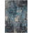 Ballyrashane Power Loom Blue/Black/Gray Rug-1560577669